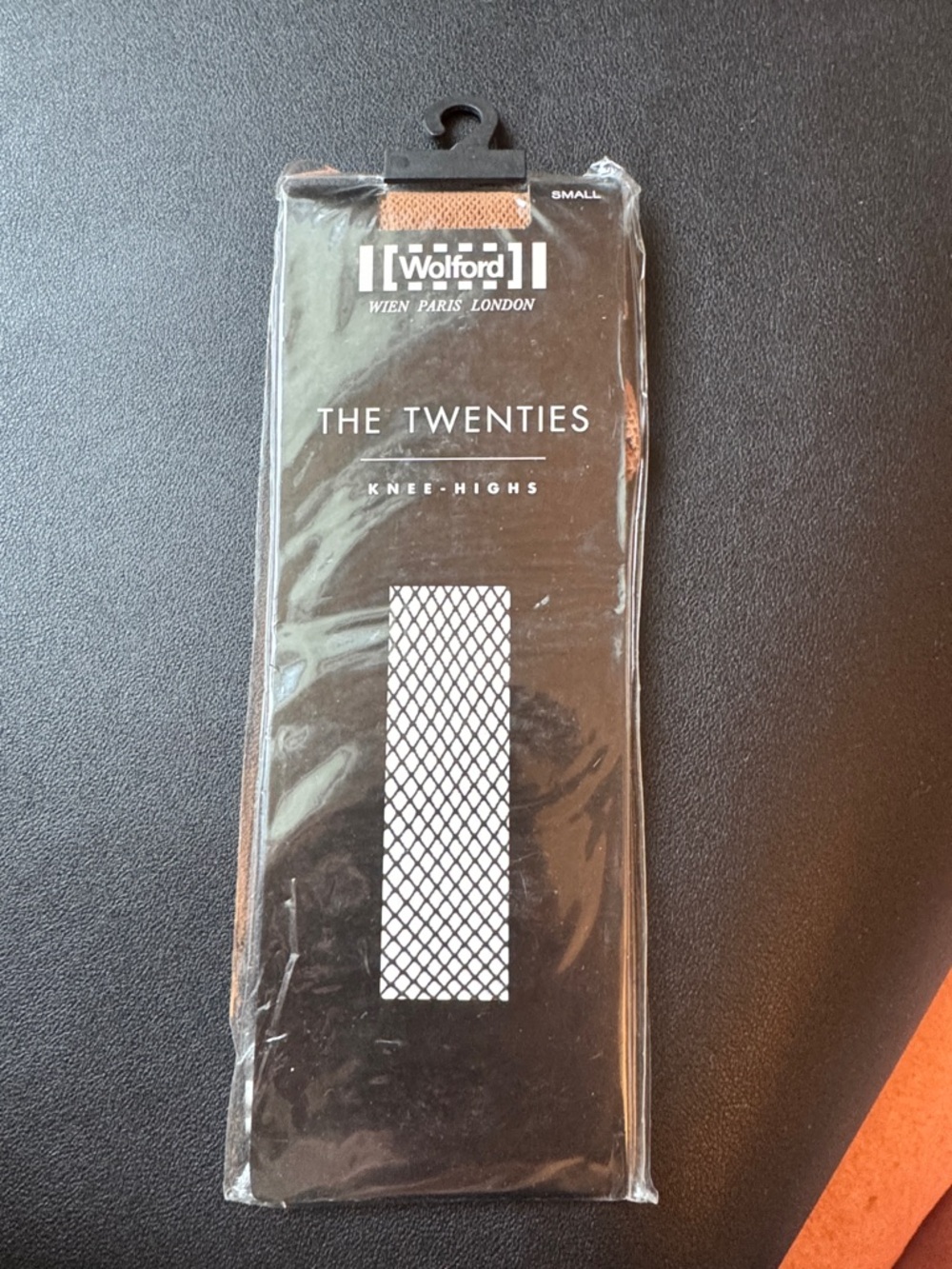 Wolford The Twenties Honey Brown Fishnet Knee-Highs